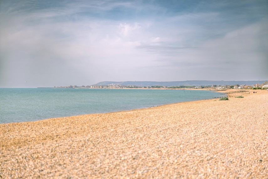 On the beach house in Pevensey Bay