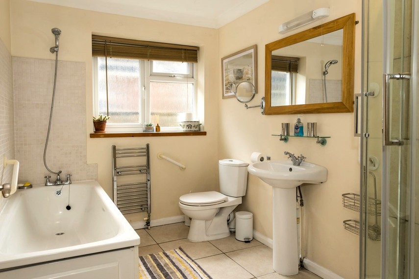 Bathroom of coastal holiday home