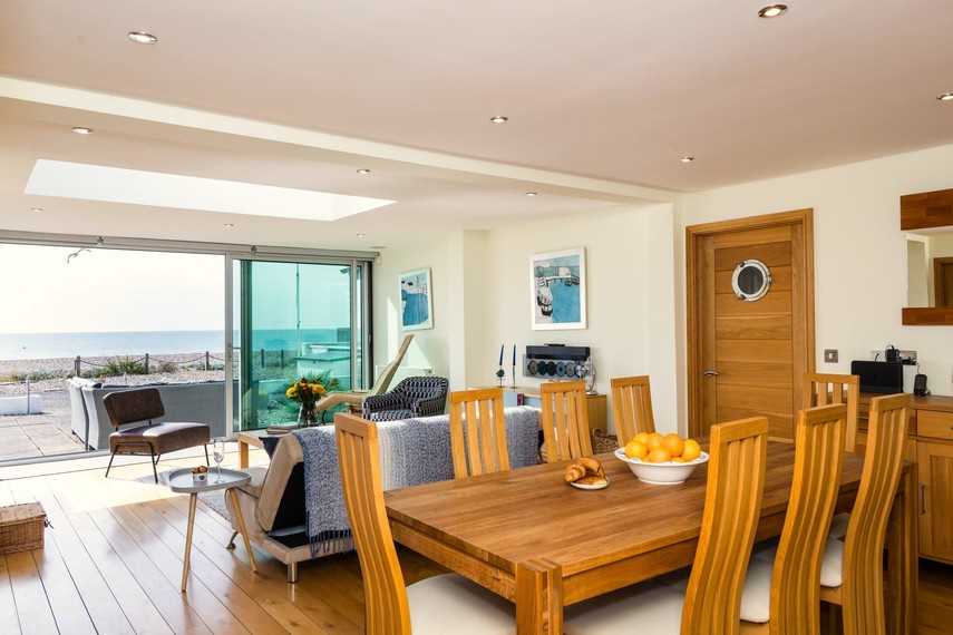 Lounge of luxury beach house Pevensey Bay