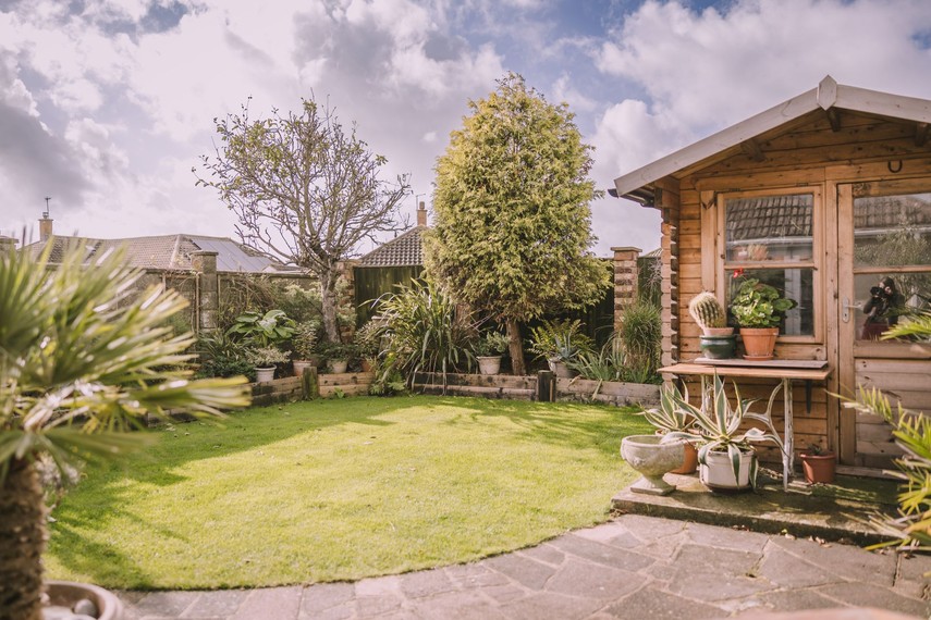 Garden of Pevensey Bay holiday cottages